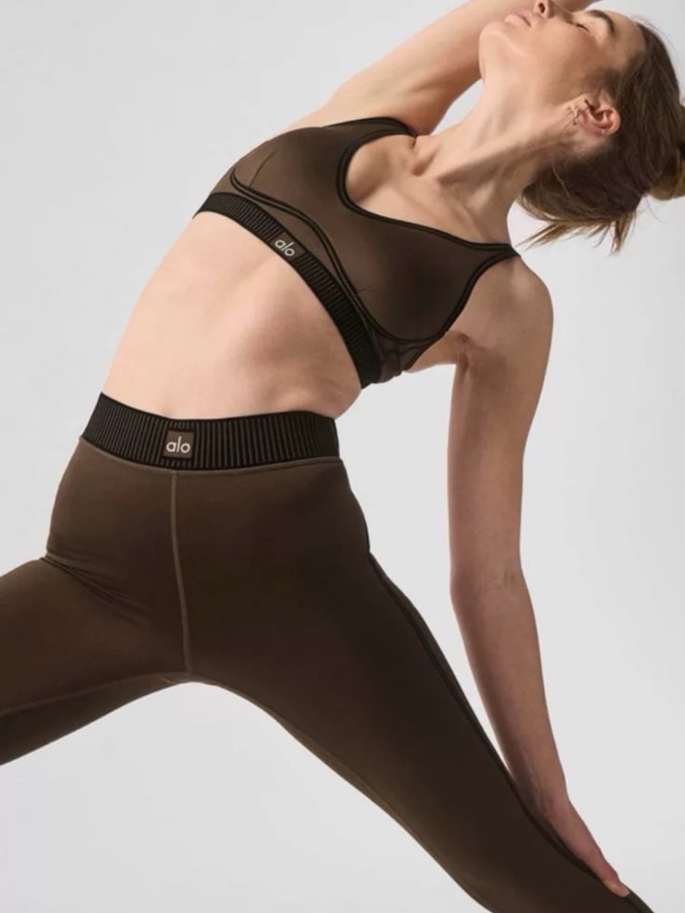 alo Airlift High-Waist 7/8 Line Up Legging Espresso Size XS